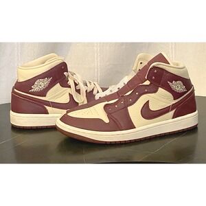 Air Jordan 1 Mid SE 'Split - Beach Cherrywood' DR0501-200 Women's 8.5 Exc Cond